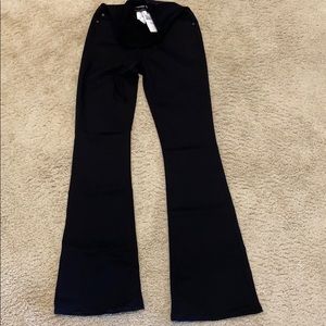 AG maternity flare jeans black size 27 NWT
